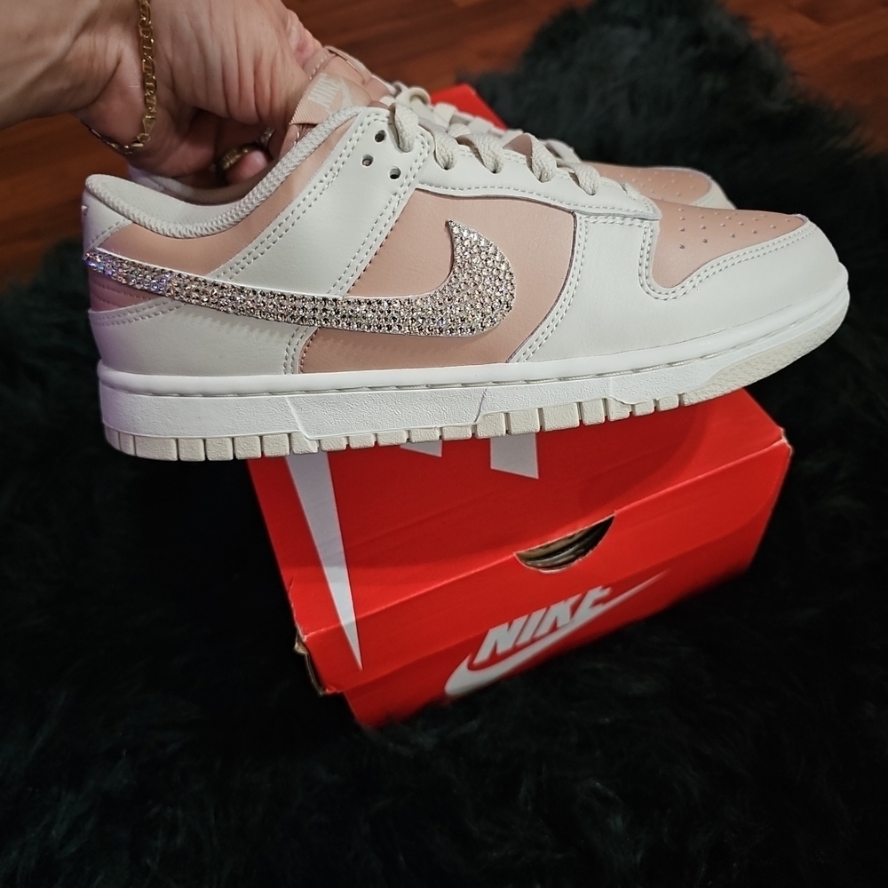 Bling Nike Dunk Low W/Swarovski Crystals - Picture 4 of 13